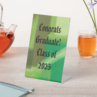 Congrats Graduate Class of 2025 Tabletop Sign