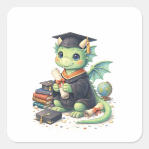 Congrats Graduate Dragon Sticker