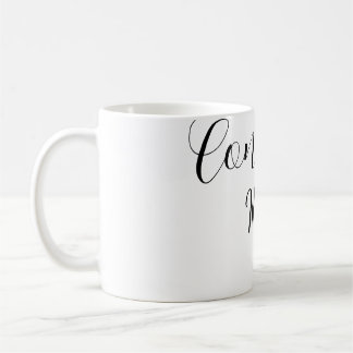 Congrats graduate name simple minimal year class coffee mug