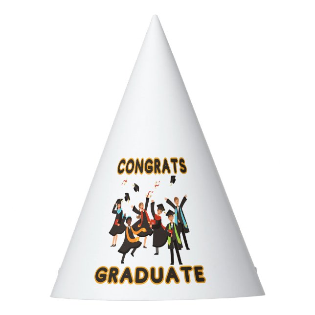 Congrats Graduate Party Hat (Front)