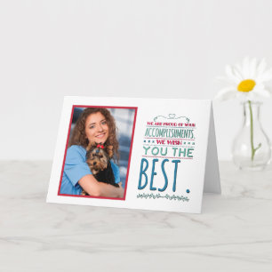 Congrats Graduate Photo Graduation Senior Class Card