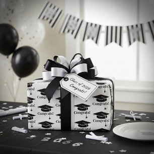 Congrats! Graduation cap  Wrapping Paper
