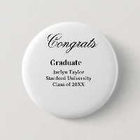 Congrats graduation name university name class of 