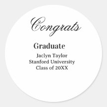 Congrats graduation name university name class of 