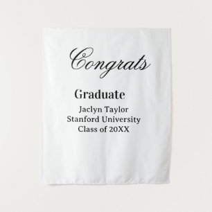 Congrats graduation name university name class of tapestry