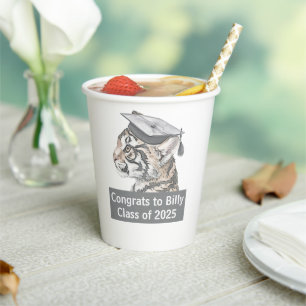Congrats Graduation Personalised Paper Cups
