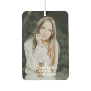 Congrats Graduation Photo Car Air Freshener