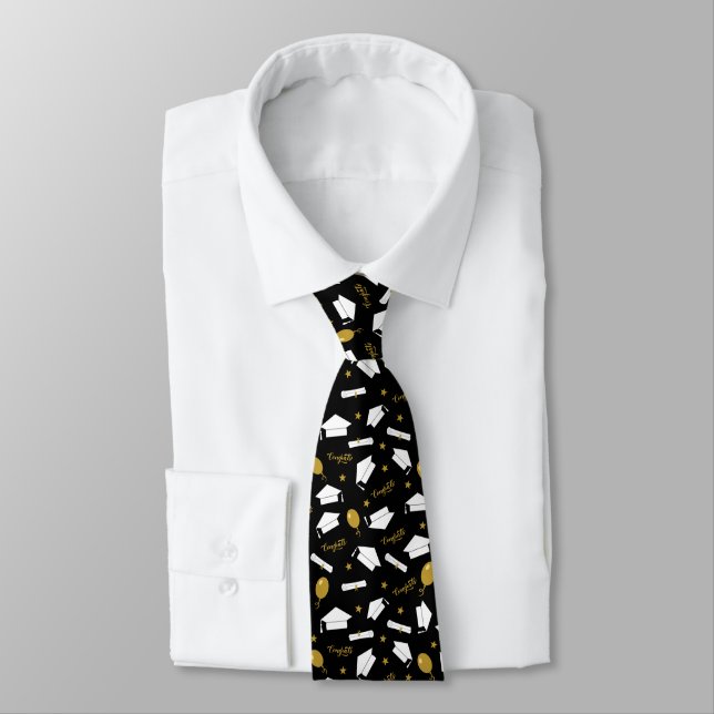 Congrats Graduation  Tie (Tied)