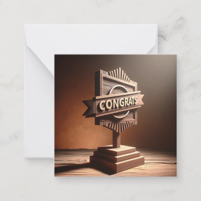 Congrats Greeting Card (Front)