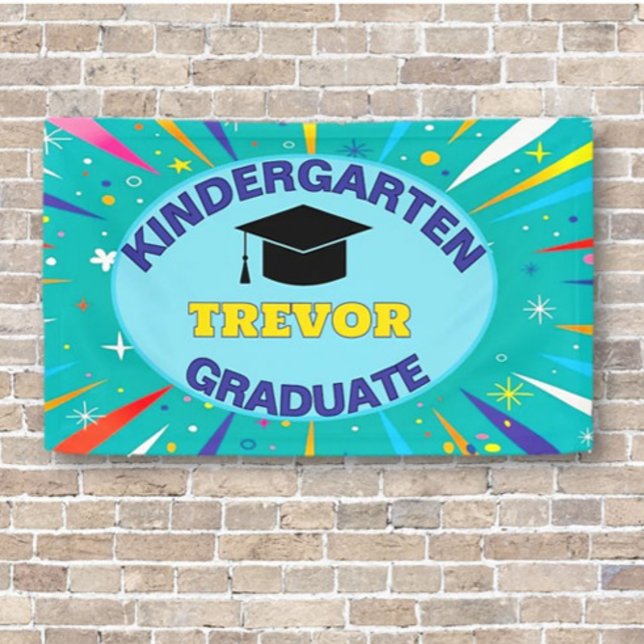 Congrats! Kindergarten Graduation party Banner (Creator Uploaded)