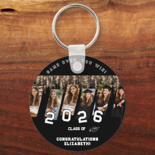 Congrats Name Party Graduation Class Off.. Favor  Key Ring