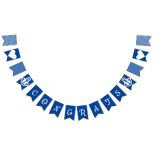 Congrats Nautical Bunting