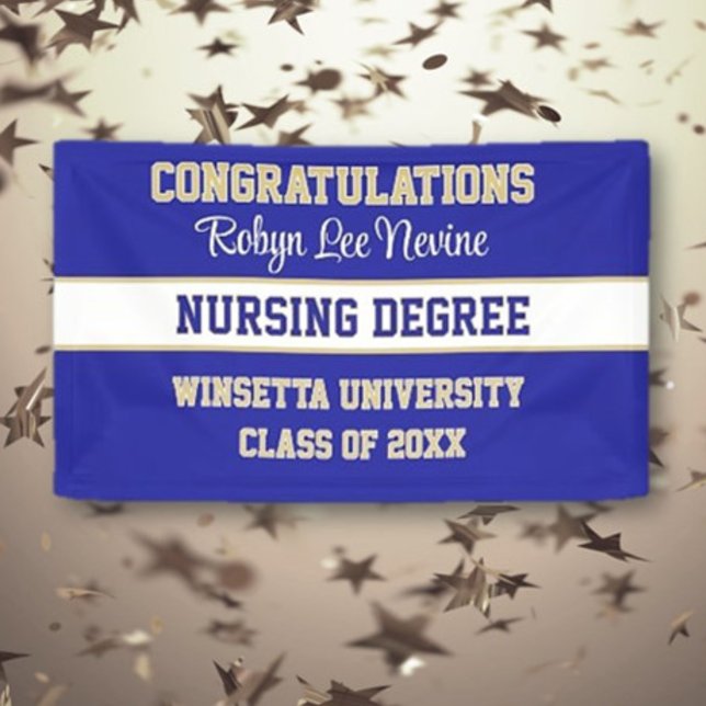 Congrats! Nursing Degree! Graduation Banner (Creator Uploaded)