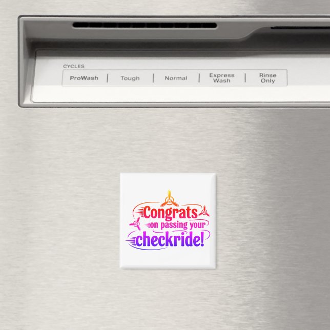 Congrats on passing your checkride! magnet (In Situ (Dishwasher))