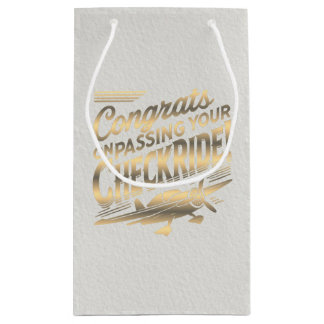 Congrats on passing your checkride! small gift bag