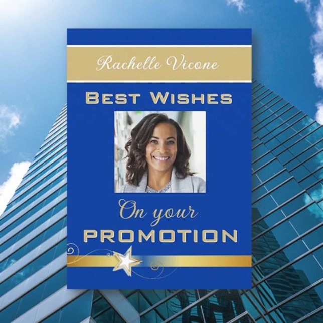 Congrats on Promotion Photo Card (Creator Uploaded)