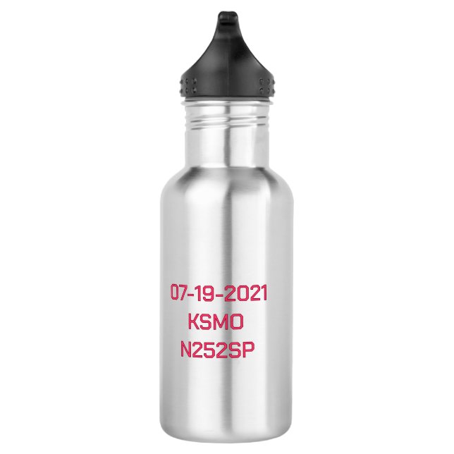 Congrats on your 1st Solo Flight! 532 Ml Water Bottle (Right)