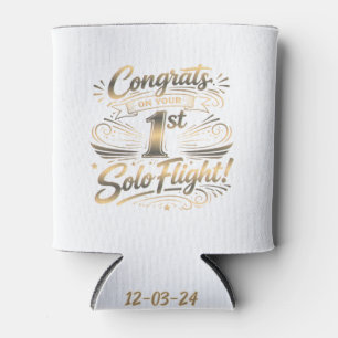Congrats on your 1st Solo Flight Can Cooler