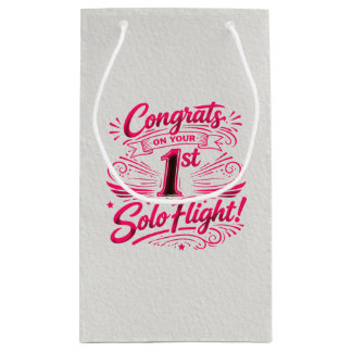 Congrats on your 1st Solo Flight! Small Gift Bag