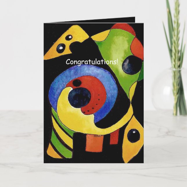 Congrats on your graduation card (Front)