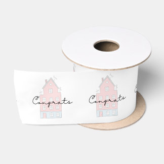 Congrats On Your New Home Ribbon Satin Ribbon