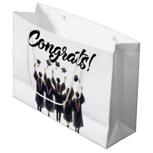 Congrats School Grads Large Gift Bag