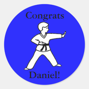 Congrats stickers Martial Arts Daniel