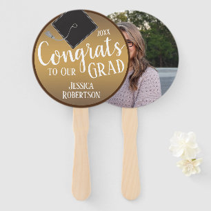 Congrats to Our Grad Class of 2021 Photo Hand Fan