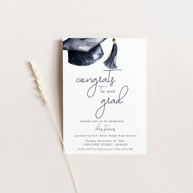 Congrats to our Grad Custom Party Invitation (Creator Uploaded)