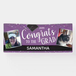 Congrats to Our Grad Two Photo Any Year Banner