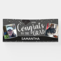 Congrats to Our Grad Two Photo Any Year Banner
