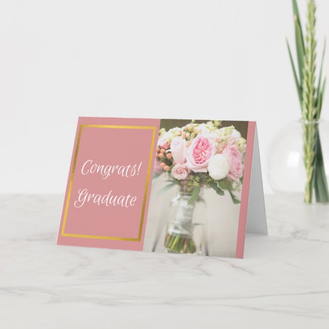 Congrats to the Graduate Card (Front)