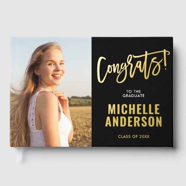 Congrats to the Graduate  Guest Book (Front)