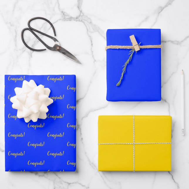 Congrats! Wrapping Paper (Front)