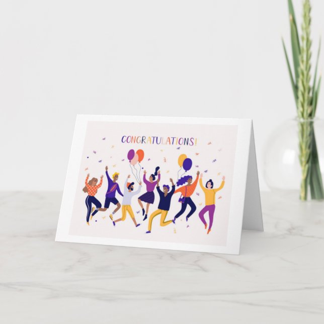CONGRATS **YOU DID IT** FOR ANY OCCASION CARD (Front)
