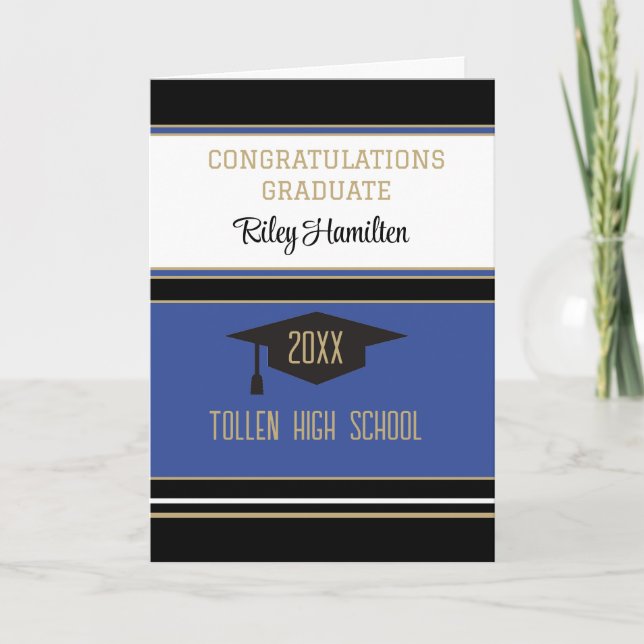 Congratuations Custom Graduation Card (Front)