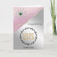 Congratulate Friends on 55th Wedding Anniversary