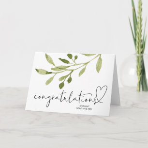 Congratulation Grad High School College Graduation Card