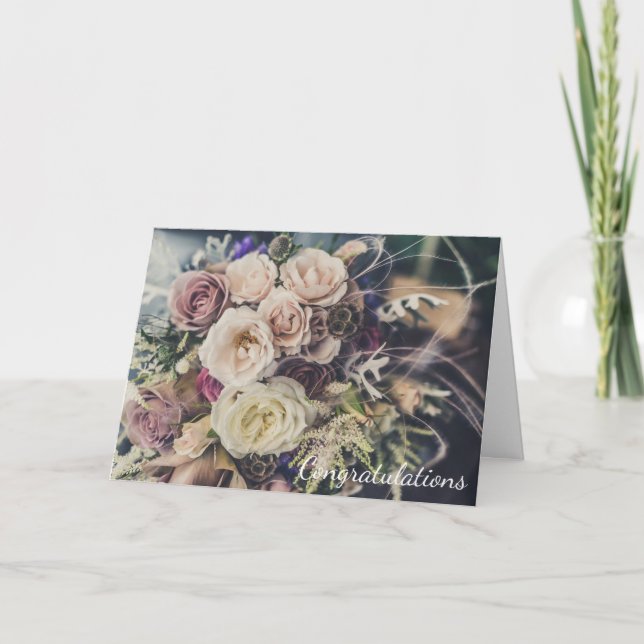 Congratulation to the New Mr and Mrs Wedding Card (Front)