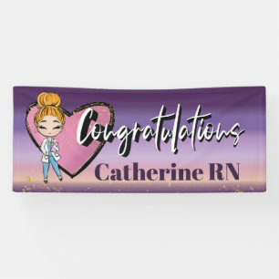Congratulationis Nursing School Nurse Banner