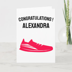 Congratulations 1st Marathon First Marathoner Card