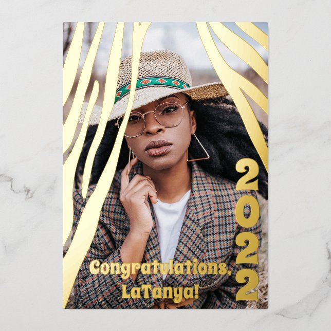 Congratulations 2022 Graduation Photo Announcement (Front)