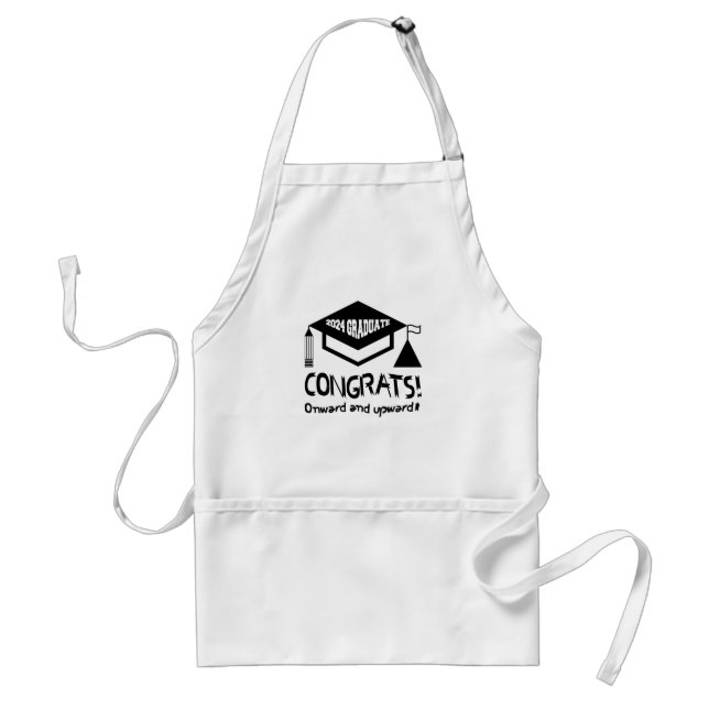 Congratulations, 2024 Graduate! Standard Apron (Front)