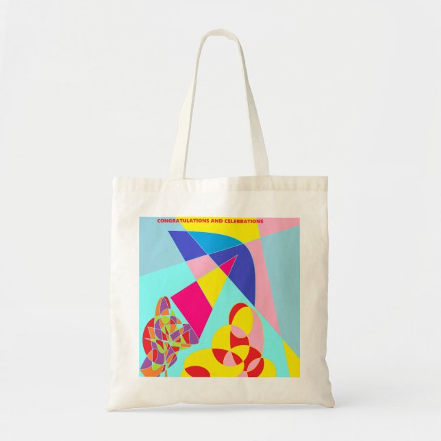 CONGRATULATIONS ART card xxl Tote Bag (Front)