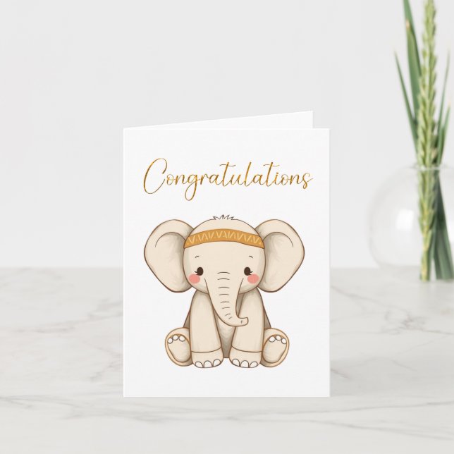 Congratulations Baby Card (Front)