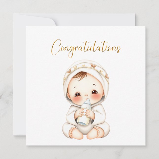 Congratulations Baby Card (Front)