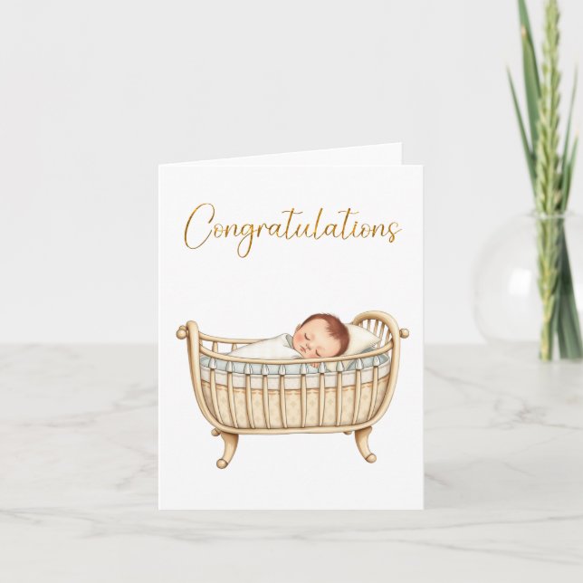 Congratulations Baby Card (Front)