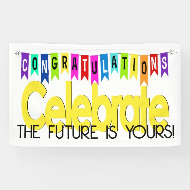 CONGRATULATIONS  Banner (Horizontal)