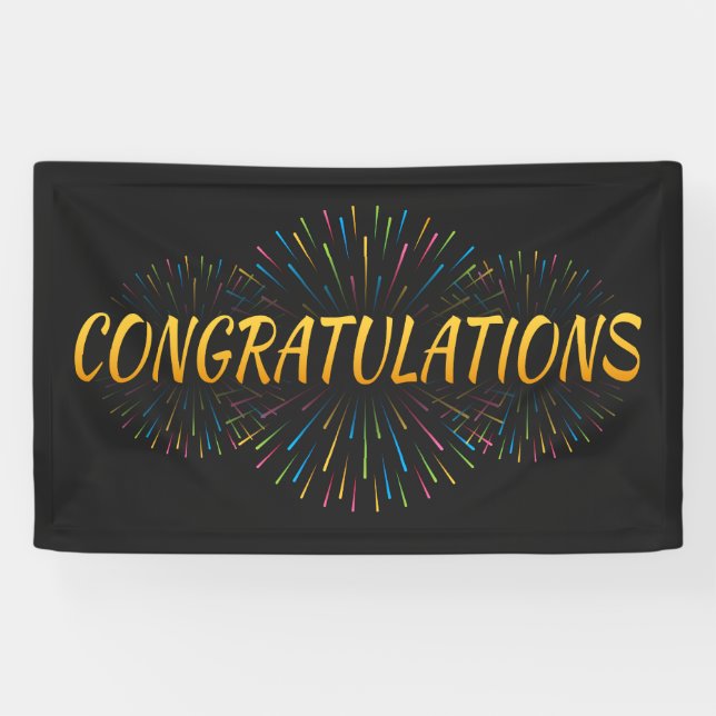 Congratulations Banner (Horizontal)