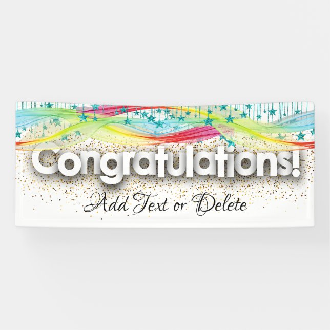 Congratulations Banner (Horizontal)